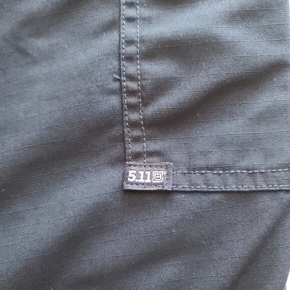 5.11 Tactical Cargo Pants Men's Size 40x34 Black Straight Leg Hunting - Picture 7 of 13
